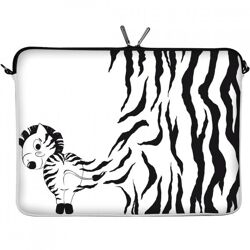 Digittrade Laptop-Hülle „Zebra“, 17,3 Zoll